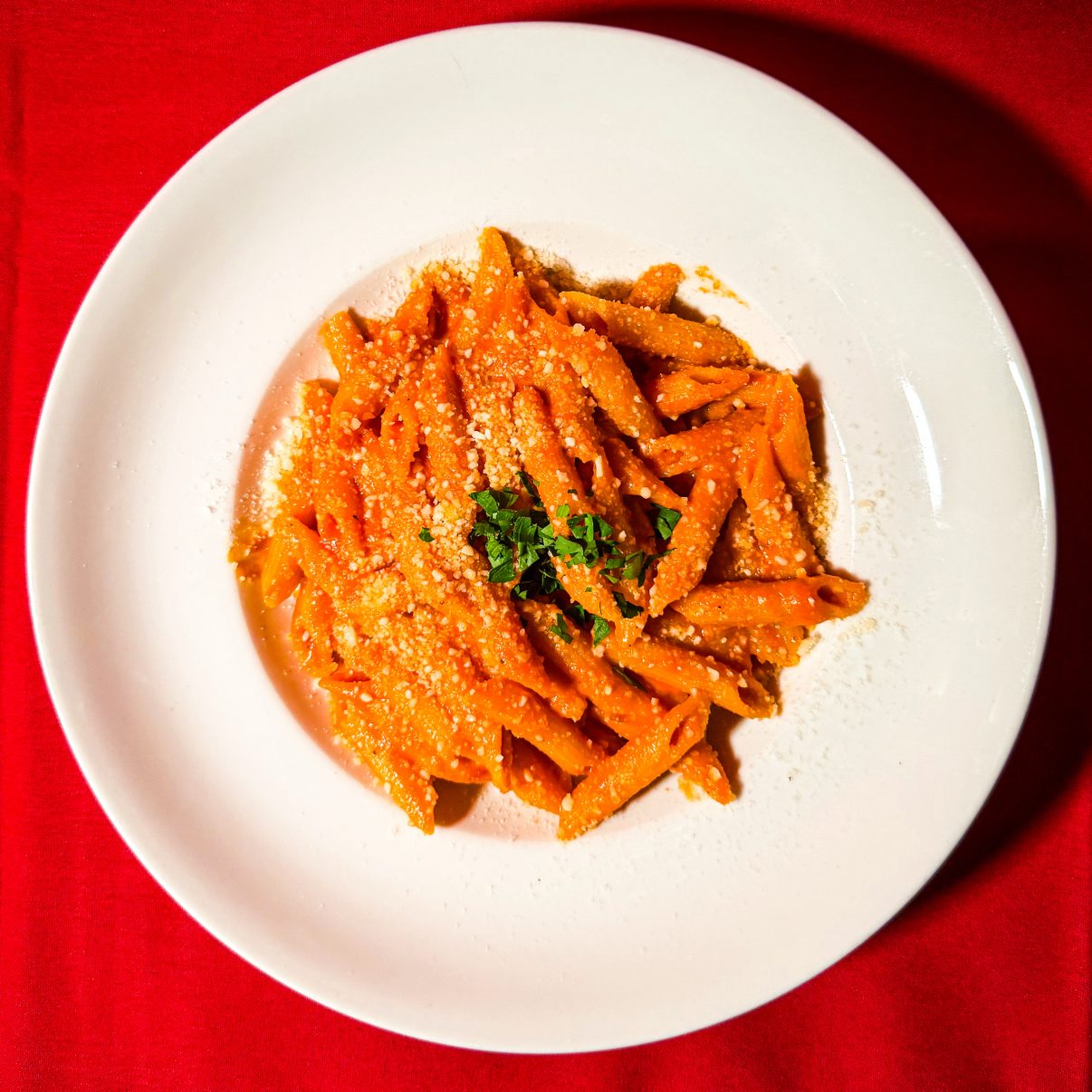 Penne ala Vodka.