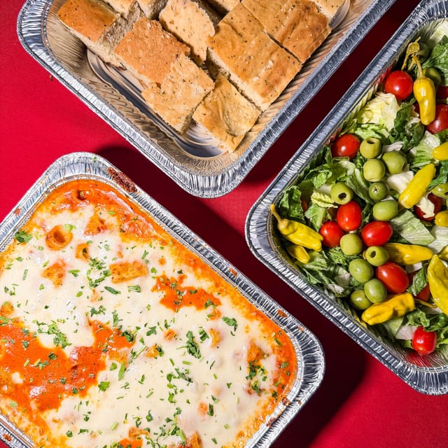 Half Tray Baked Rigatoni.