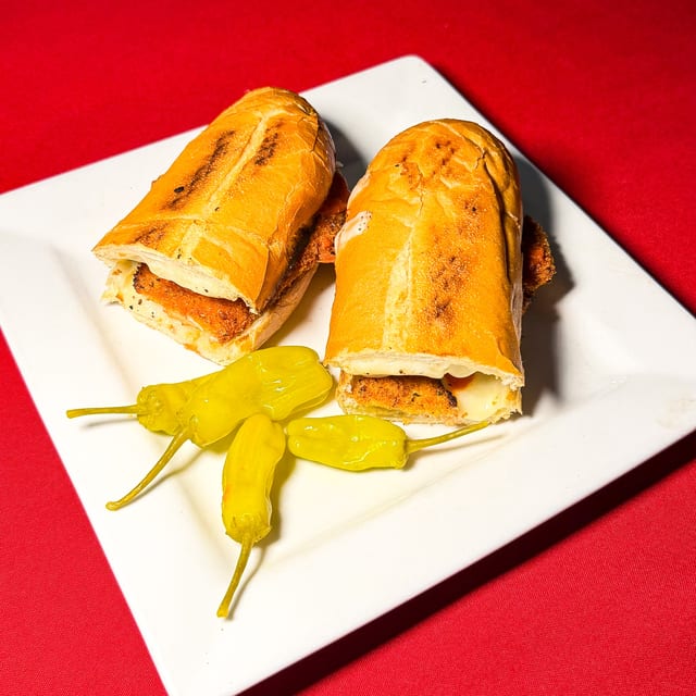 Sausage & Cheese sandwich.