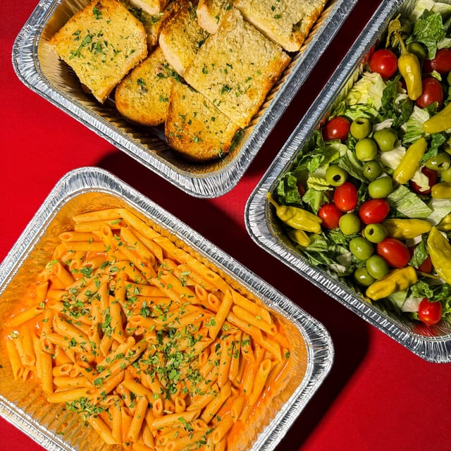 Half Tray Penne Ala Vodka.