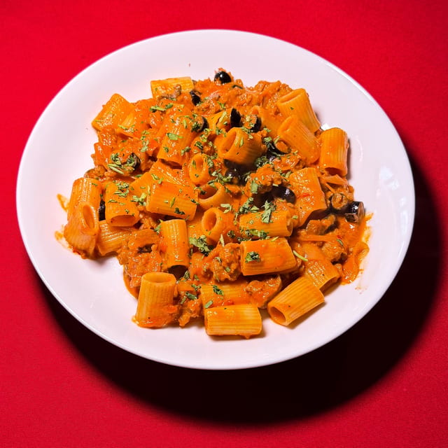 Rigatoni Diavolo.