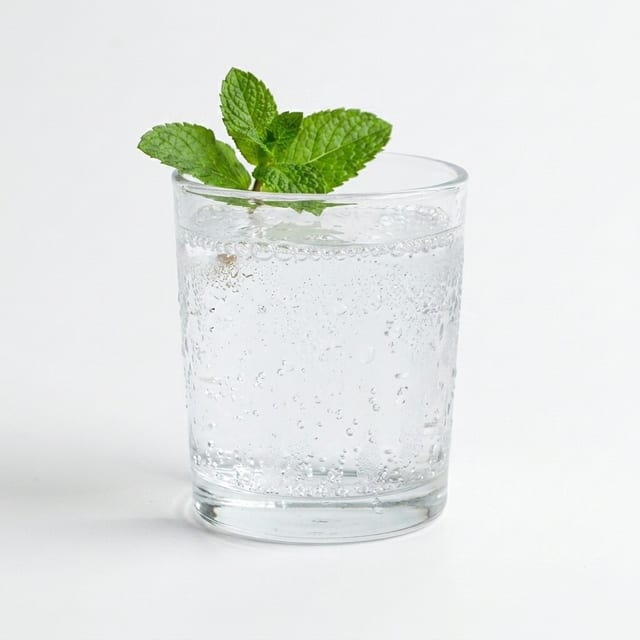 Soda water.